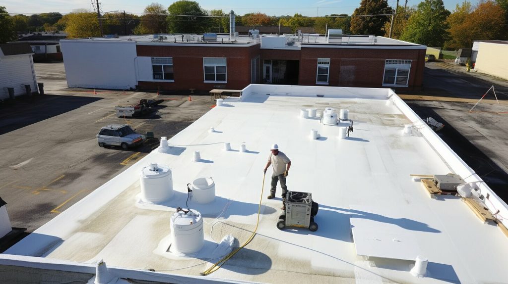 spray foam roof repair